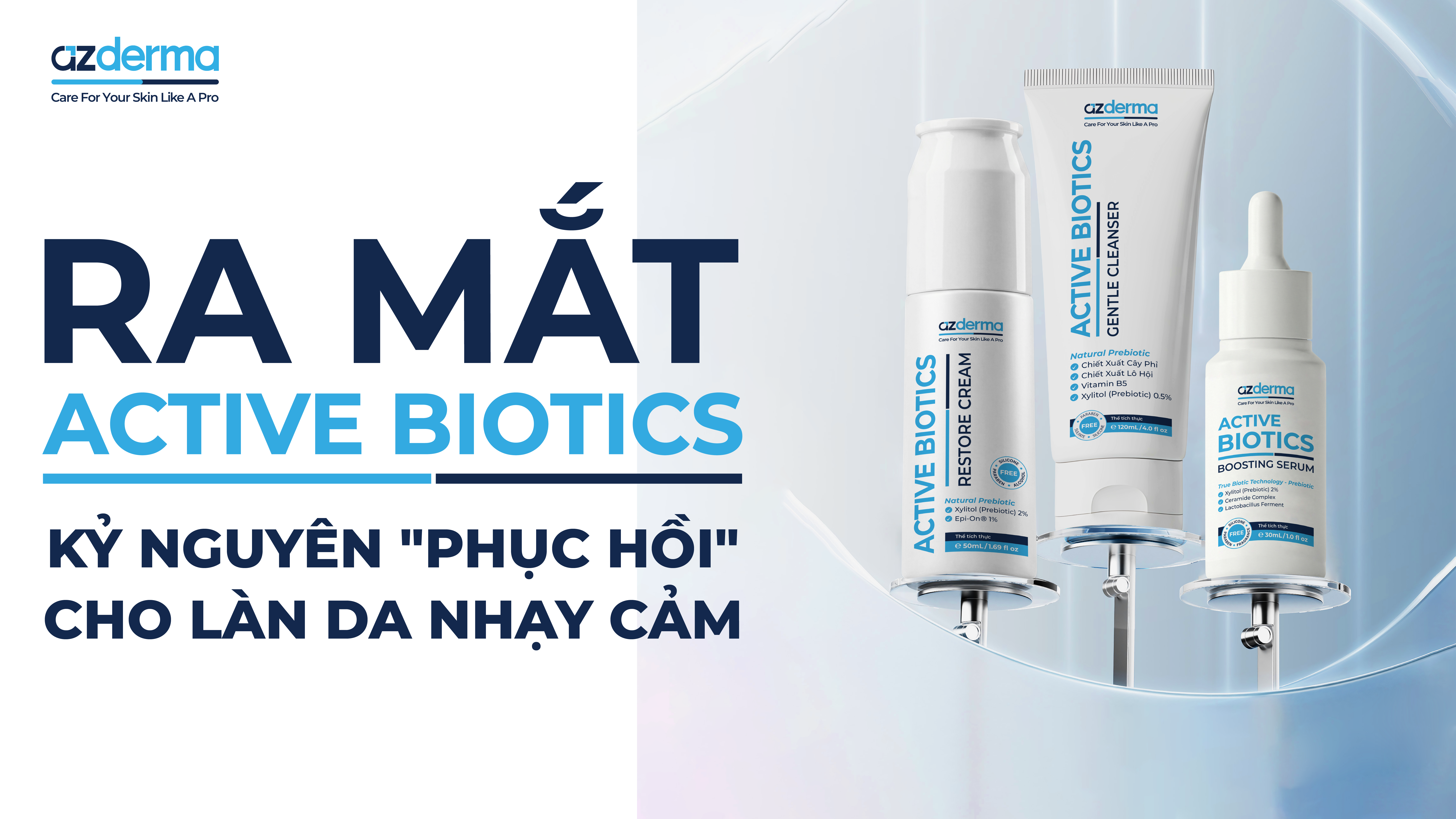 Dòng sản phẩm dành cho da nhạy cảm - Active Biotics