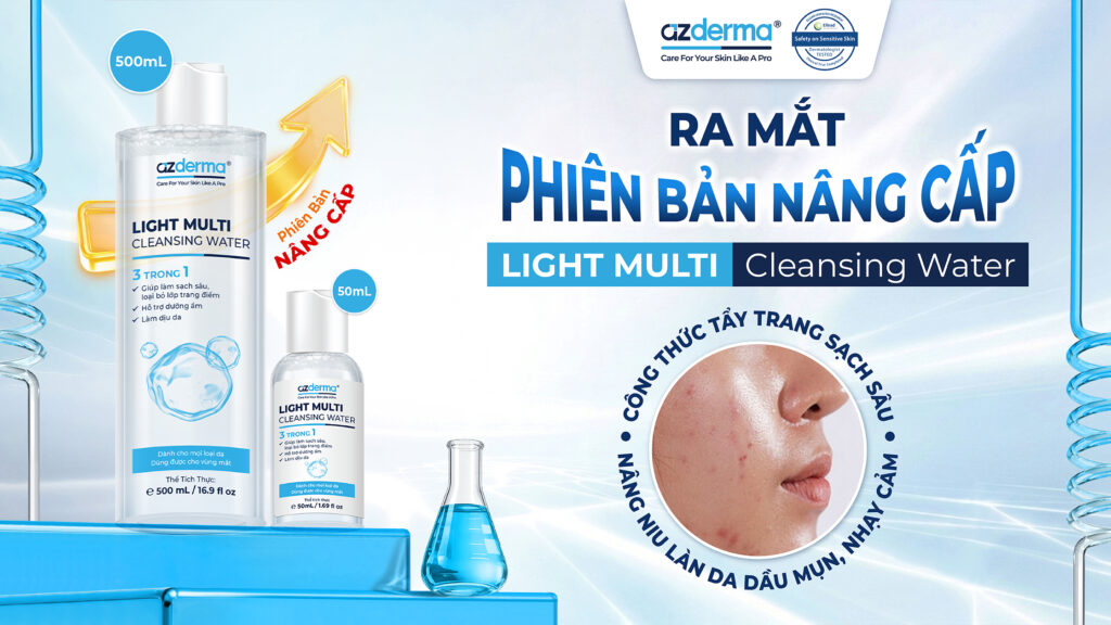 Ra mắt phiên bản nâng cấp Light Multi Cleansing Water