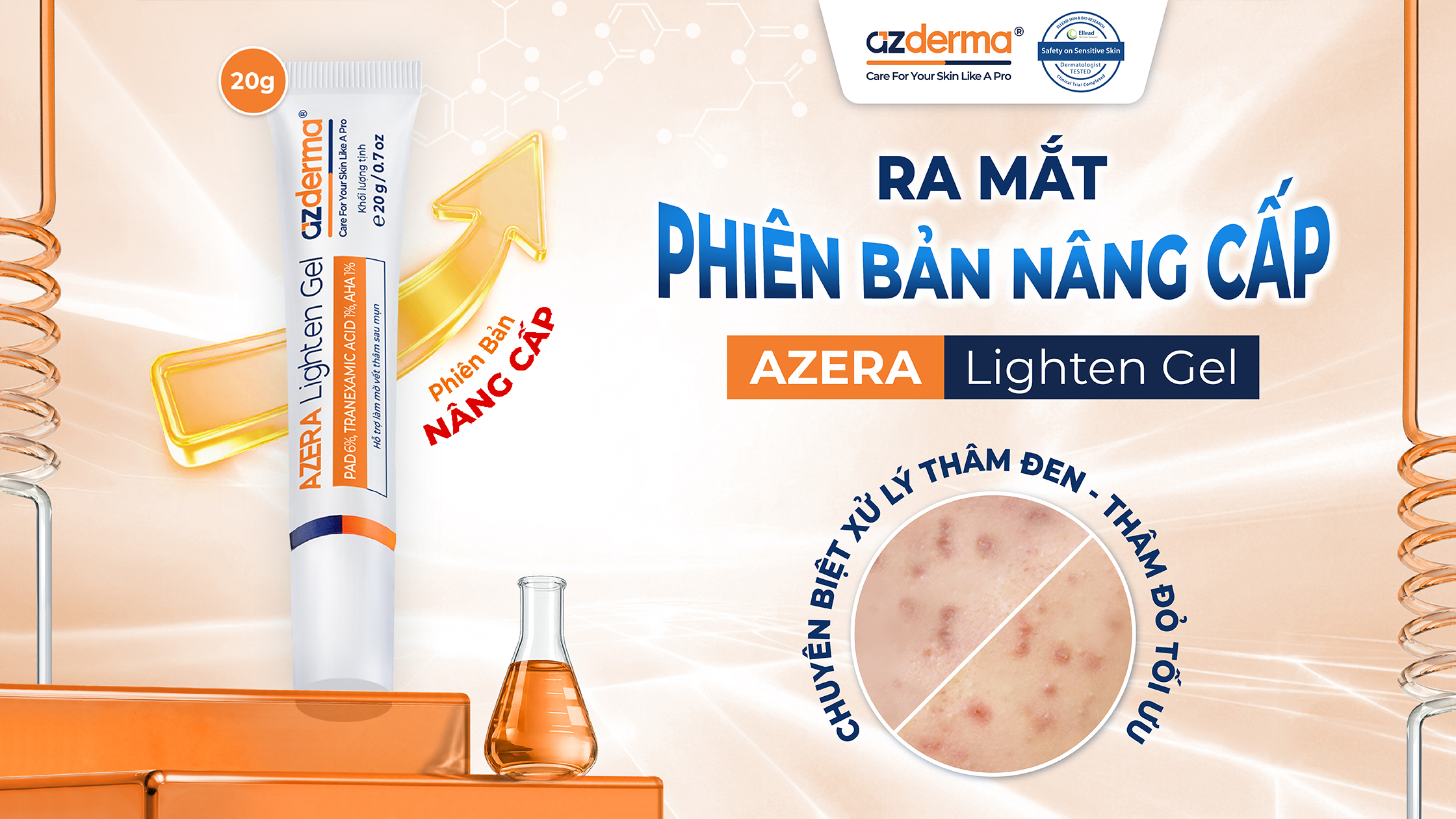 Chính Thức Ra Mắt Azera Lighten Gel Phiên Bản Nâng Cấp Tối Ưu